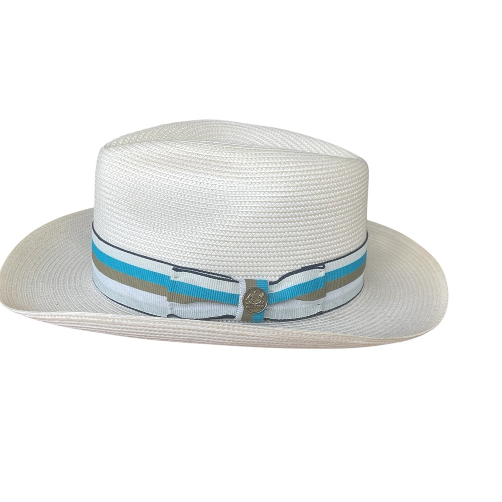 Stetson Men’s Stetson 8th & Ocean‎ Milan
Straw Fedora, Size Small, EUC